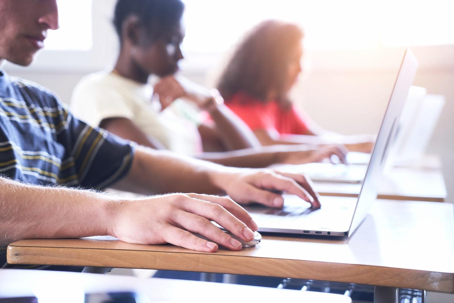Business professionals discussing partnership strategy during a live webinar session